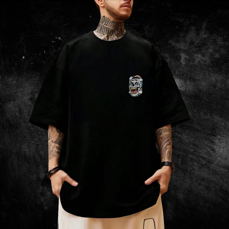 I’M FINE Oversized T-Shirt – Black