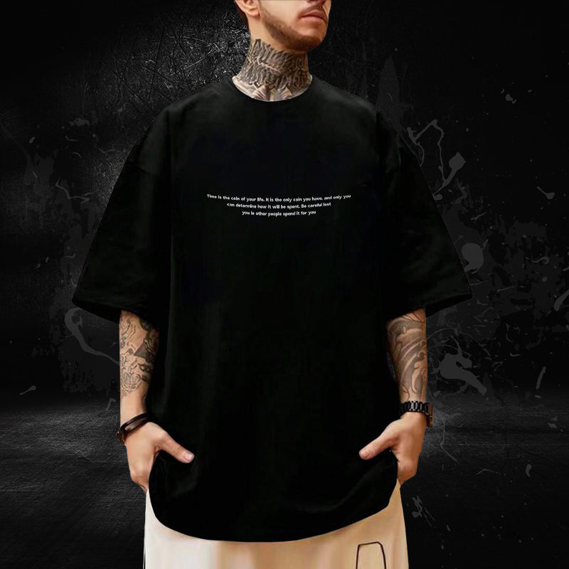KING MAKE MONEY Oversized T-Shirt – Black