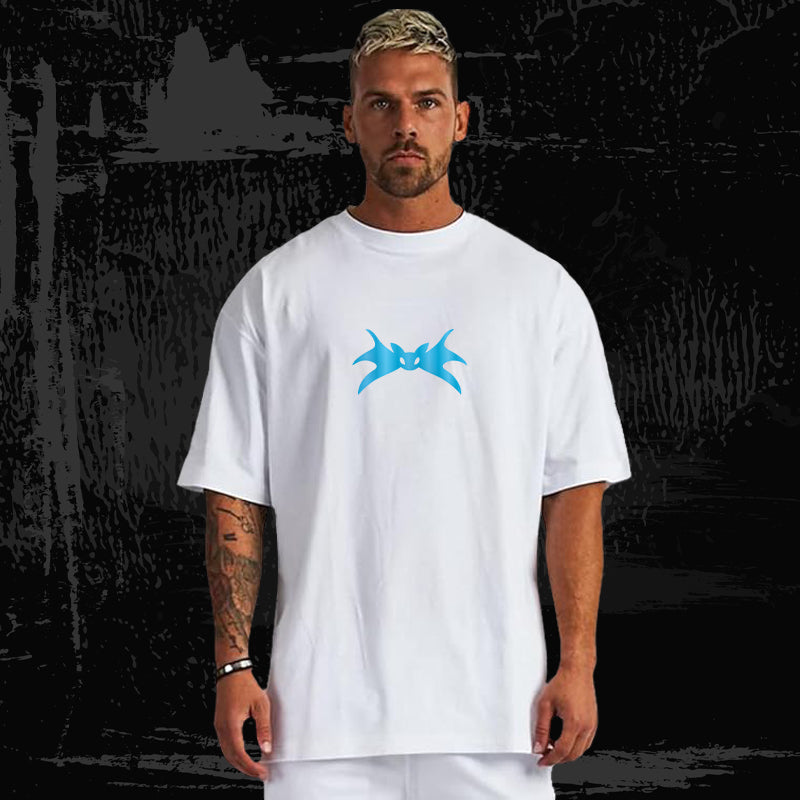 "Mickey Madness" Reflective Oversize Tee – 240 GSM
