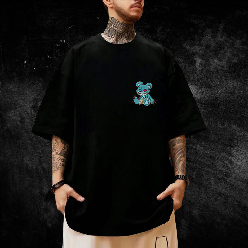 Problem Boy Teddy Oversized T-Shirt – Black