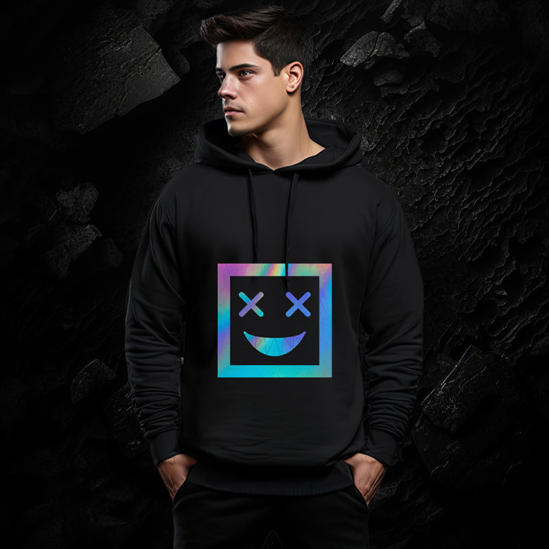 Reflective Hoodie “Blockbuster Grin”