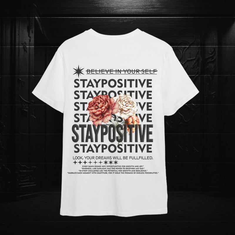 Stay Positive Oversized T-Shirt