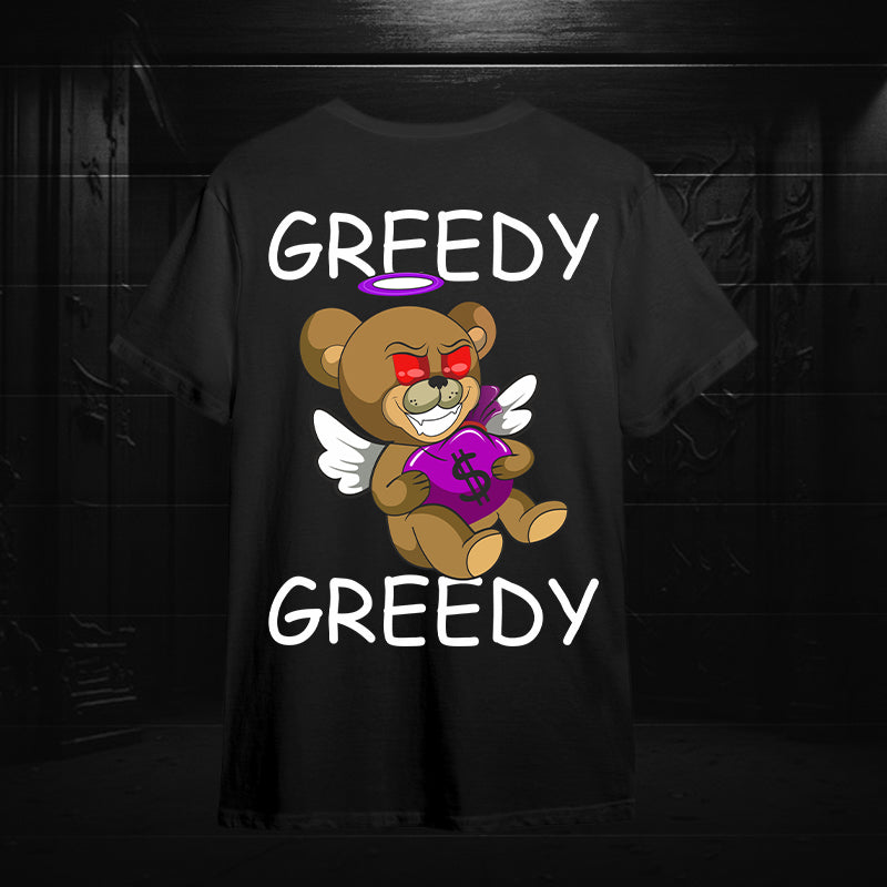 Greedy Teddy Oversized T-Shirt