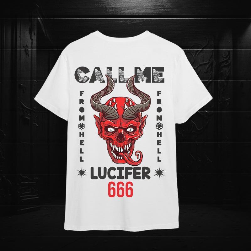 Lucifer 666 Oversized T-Shirt