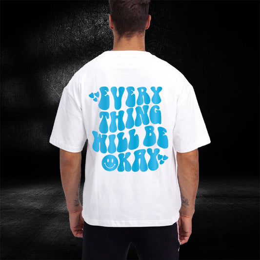 "Reflective Calm – Everything Will Be OK" Oversize T-Shirt