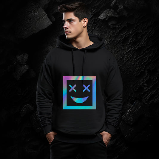 Reflective Hoodie “Blockbuster Grin”