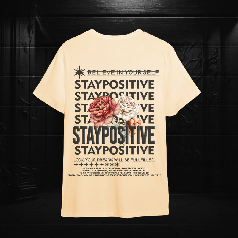 Stay Positive Oversized T-Shirt