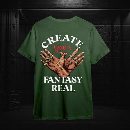 Create Your Fantasy Real Oversized T-Shirt